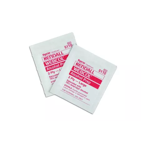 Tampon d'alcool isopropylique à 70% stérile Webcol® Tyco