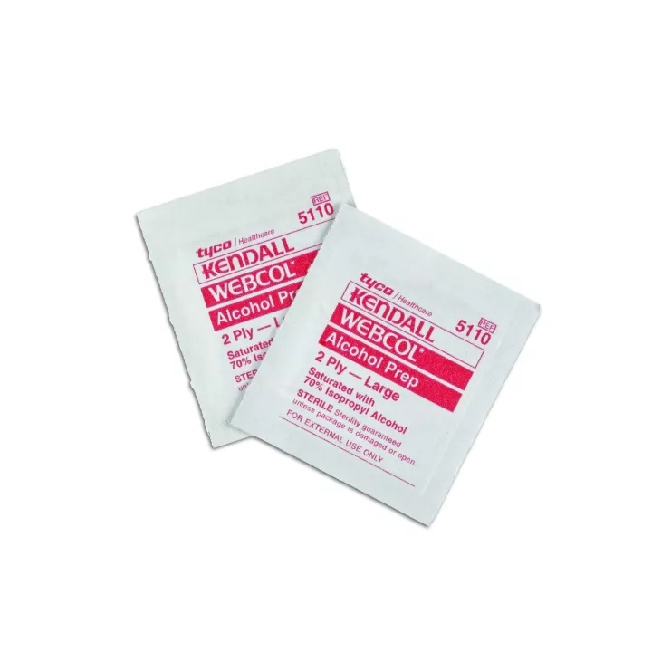 Tampon d'alcool isopropylique à 70% stérile Webcol® Tyco