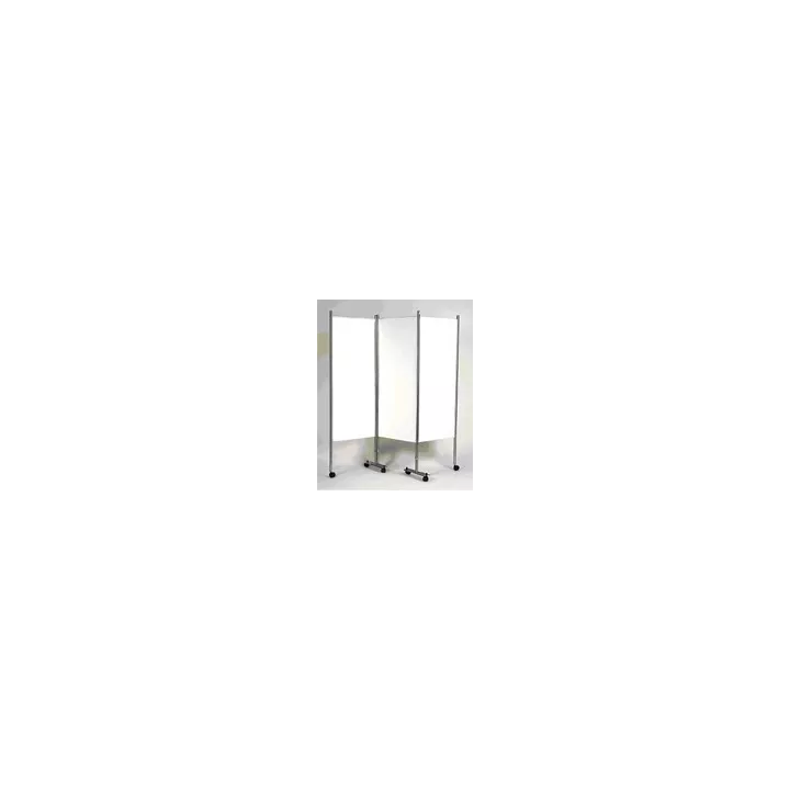 Paravent modulaire 3 panneaux, classe M1 blanc