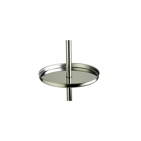 Plateau rond Ø 350 mm pour porte sérum