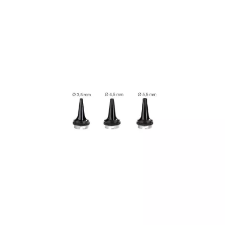 Spéculums auriculaires HEINE, réutilisables en Sanolon S