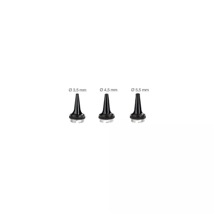 Spéculums auriculaires HEINE, réutilisables en Sanolon S