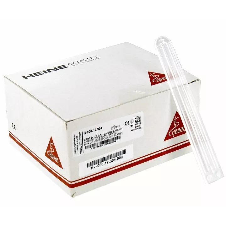 Carton de 100 abaisse langue à usage unique