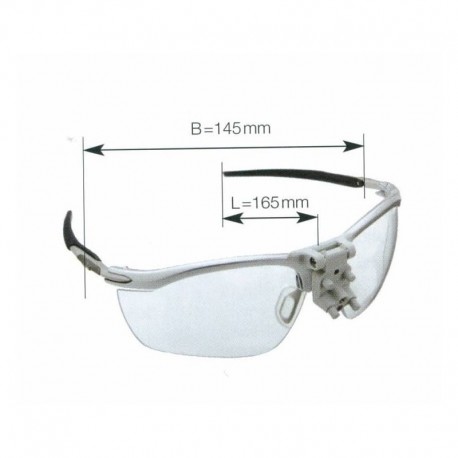 Monture S-FRAME pour loupes binoculaires HR et HRP