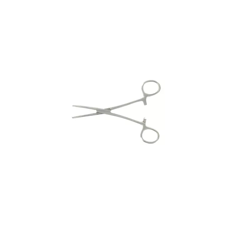 Pince de Kocher courbe, sans griffes