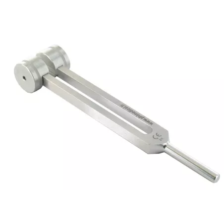 Diapason médical aluminium avec glissière c-128 Hz