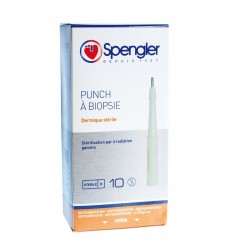 Punchs à biopsie dermiques stériles, lot de 10