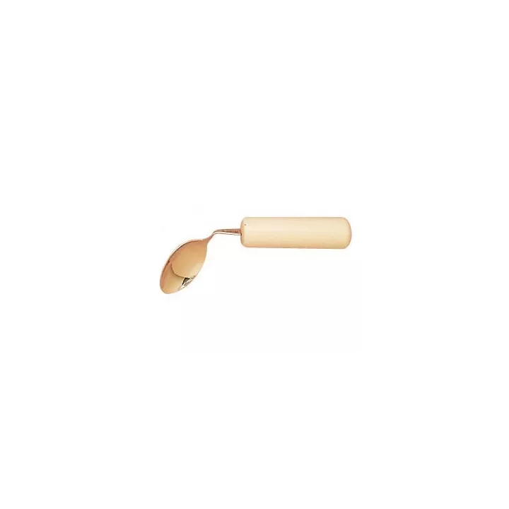 Cuillère coudée pour droitier