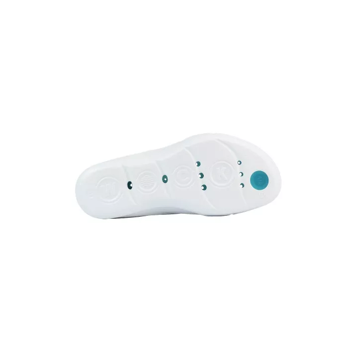 Nu-pied Aqua Senses blanc, bleu du 36 au 41