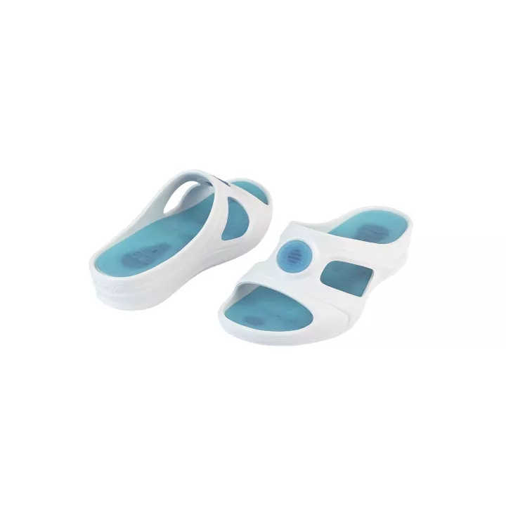Nu-pied Aqua Senses blanc, bleu du 36 au 41