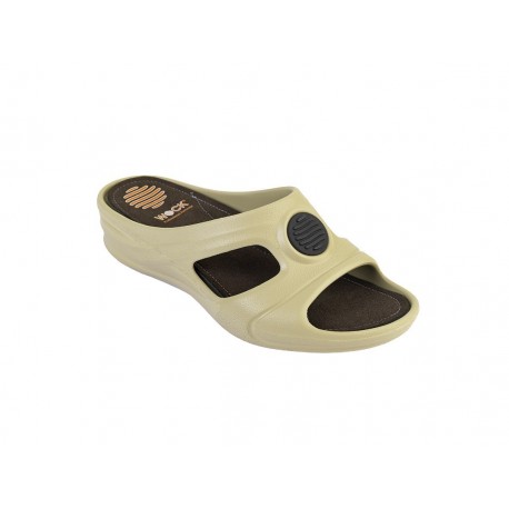 Nu-pied Senses confort, Beige, noir du 36 au 41