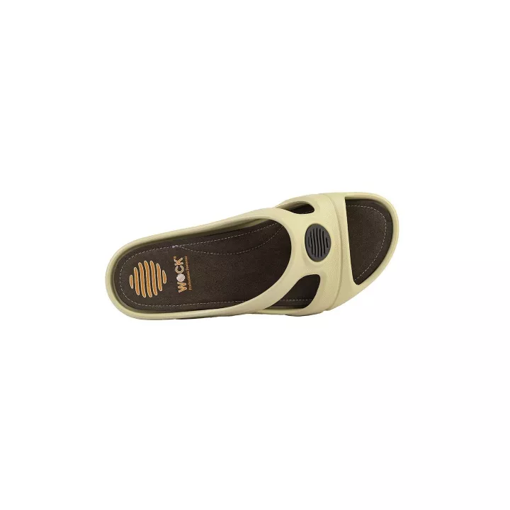 Nu-pied Senses confort, Beige, noir du 36 au 41