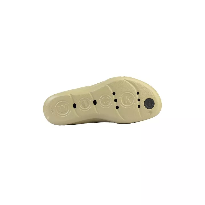 Nu-pied Senses confort, Beige, noir du 36 au 41