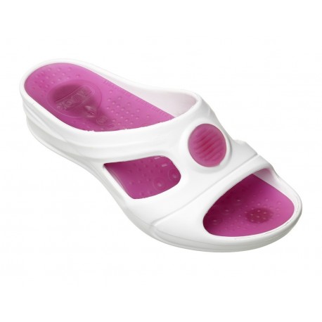 Nu-pied Aqua Senses blanc, Fuchsia du 36 au 41