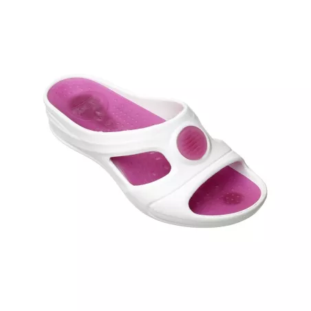 Nu-pied Aqua Senses blanc, Fuchsia du 36 au 41
