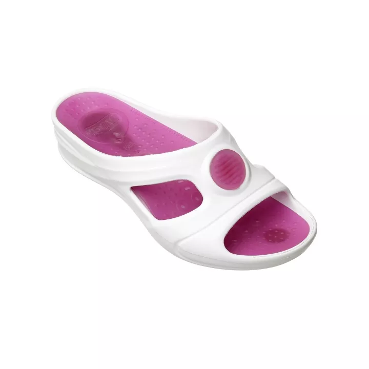 Nu-pied Aqua Senses blanc, Fuchsia du 36 au 41