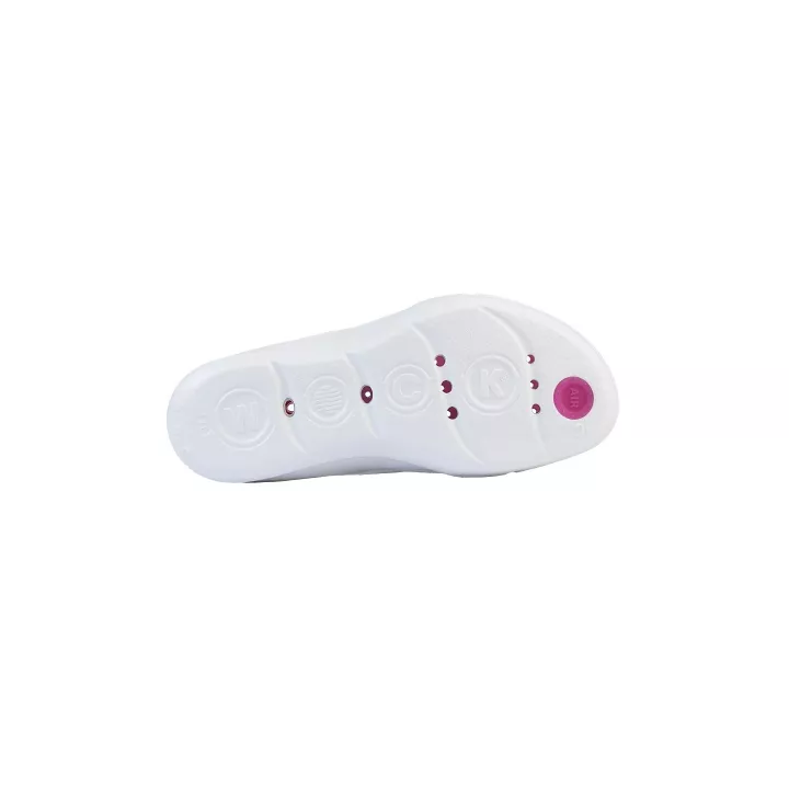 Nu-pied Aqua Senses blanc, Fuchsia du 36 au 41