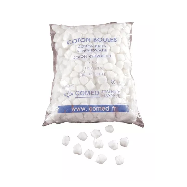 Coton boules sachet de 700 pièces