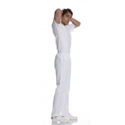 Pantalon mixte "Pliki" blanc