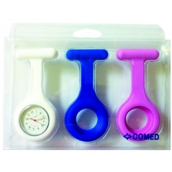 Kit montre infirmière en silicone, 3 bracelets