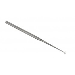 Curette fine dermatologique fenêtrée 15 cm