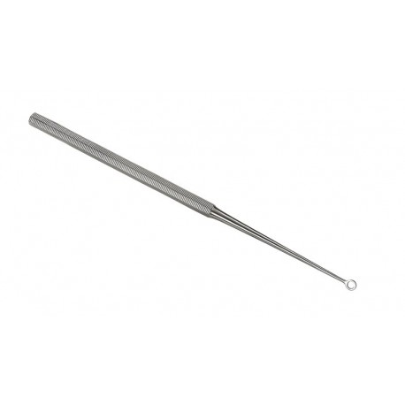 Curette fine dermatologique fenêtrée 15 cm