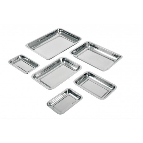 Plateaux en inox, dimensions au choix