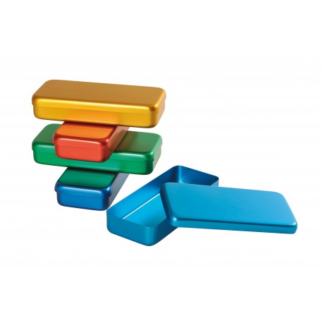 Boîtes aluminium, couleurs et dimensions au choix