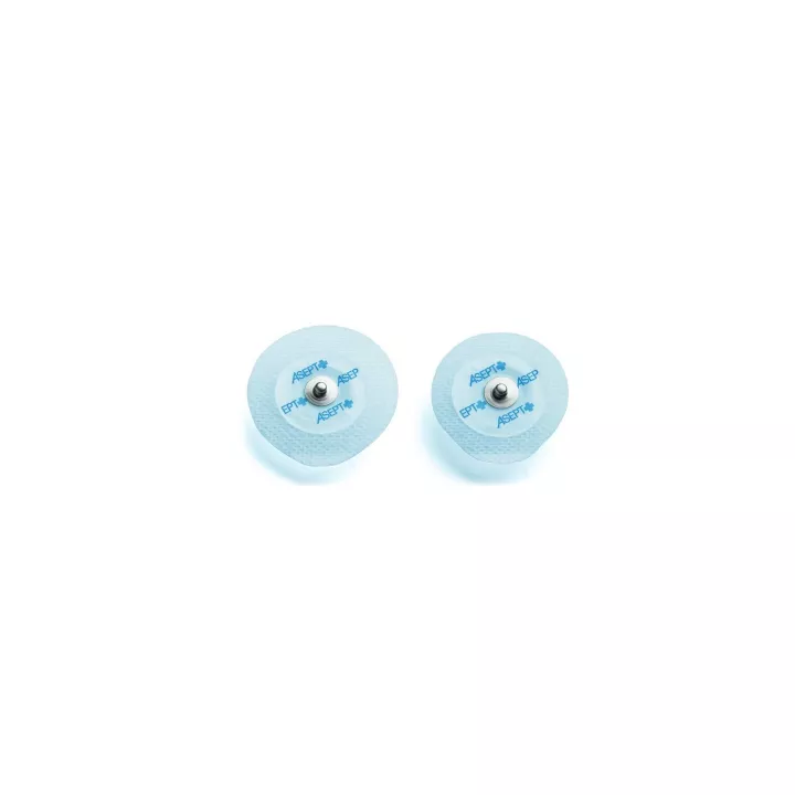 Electrodes prégélifiées contact métal support textile, par 60 pièces