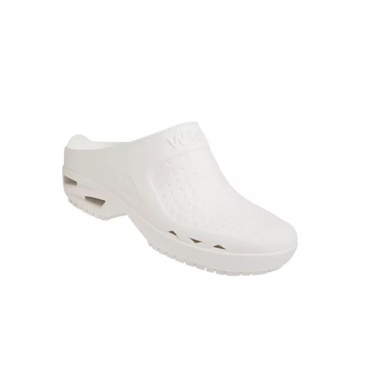 Sabot BLOC OPEN Blanc, perforés du 34/35 au 46/47