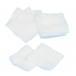 Carrés ou rectangles de coton en sachet