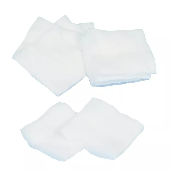 Carrés ou rectangles de coton en sachet