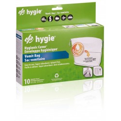 Enveloppes hygiéniques pour support vomitoire, lot de 10