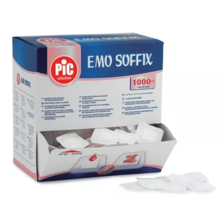 Pansement hémostatique Emo Soffix, boîte de 1000