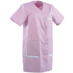 Tunique femme 3/4 ANNA, mauve/ blanc, tailles 0 à 6