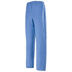 Pantalon mixte ARIEL, bleu perse, taille élastiquée, T0 à T6