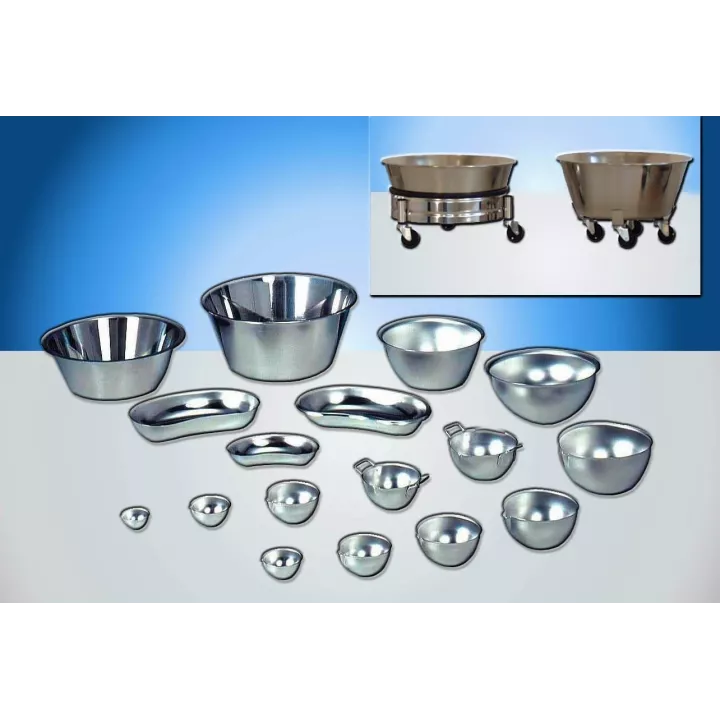 Haricots cuvettes réniformes en inox, Agencinox