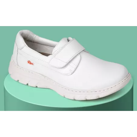 Chaussure Florencia à fermeture type Scratch, Blanc, du 36 au 46