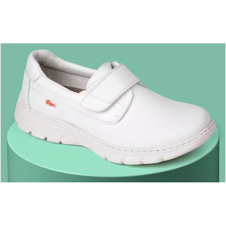 Chaussure Florencia à fermeture type Scratch, Blanc, du 36 au 46