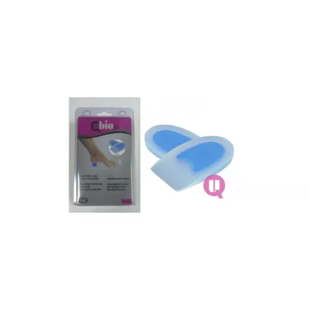 Talonnettes plates en silicone de 10 mm pour épéron décharge central