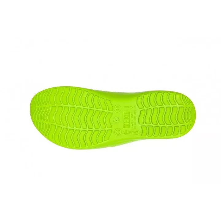 Tong monobloc Calzuro AQUA, vert clair, du 35 au 46