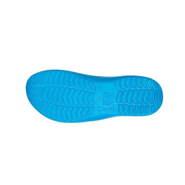 Tong monobloc Calzuro AQUA, bleu ciel, du 35 au 46