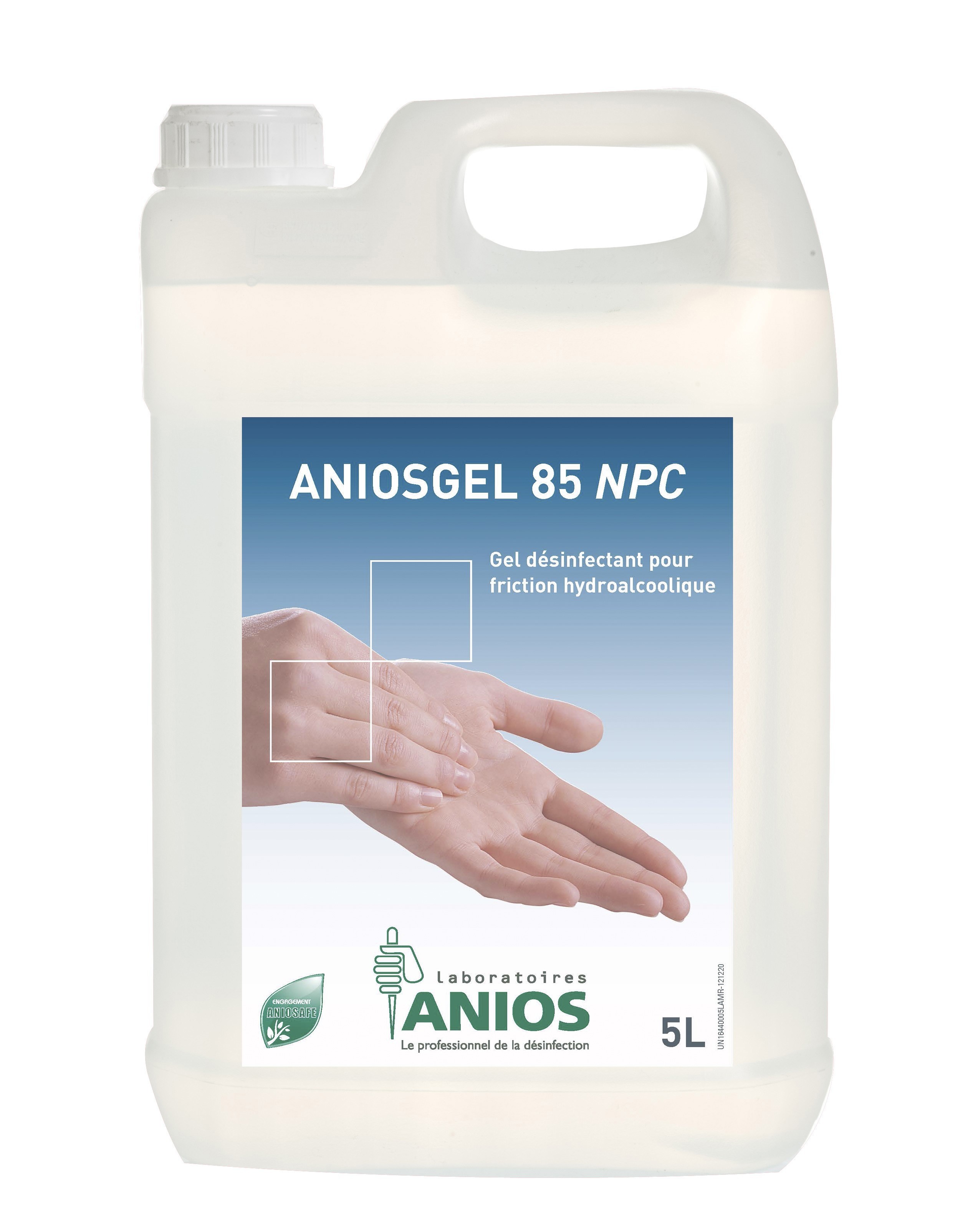 Gel hydroalcoolique ANIOSGEL 85 NPC, Bidon de 5 L