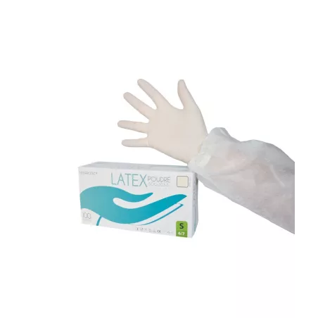 Gant d'examen Latex poudré AQL 1,5 (qualité médicale)