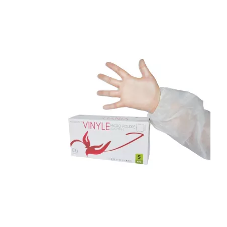 Gant d'examen Vinyle micro-poudré PREMIUM AQL 1,5 Qualité médicale