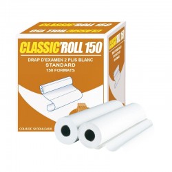 Draps d'examen ouate plastifiée lisse ValaRoll (6 rouleaux)