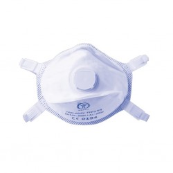 Masque FFP3 avec valve, non tissé 50 g/m², lot de 5 pièces