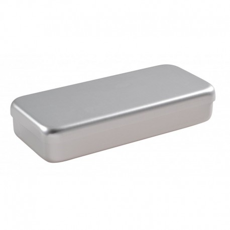 Boîte Aluminium, 21 x 10 x 5 cm, grise