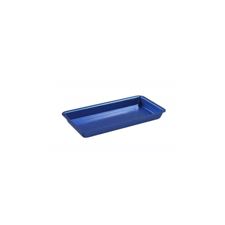 Plateau Aluminium, 20 x 10 cm, bleu