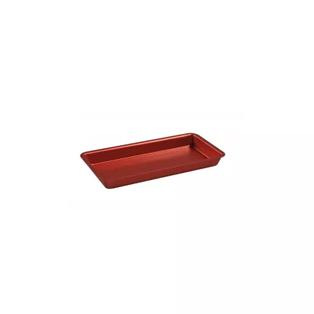 Plateau Aluminium, 20 x 10 cm, rouge